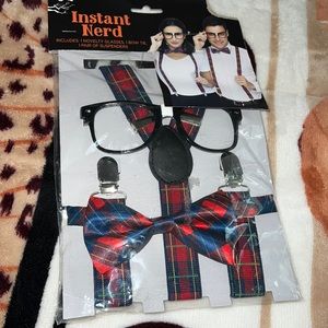 BRAND NEW INSTANT NERD COSTUME SET